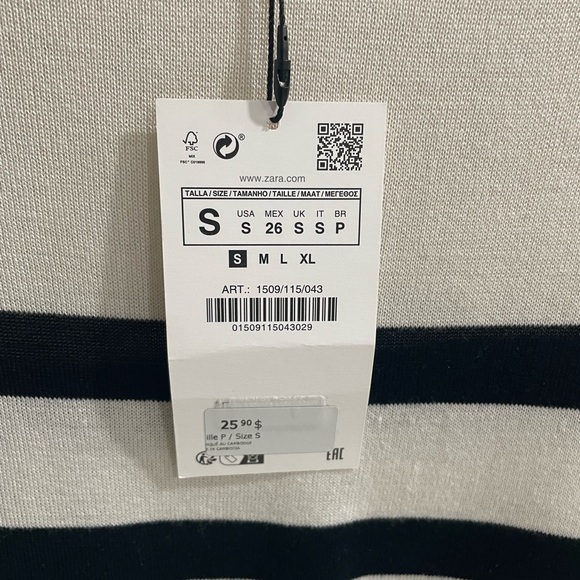 Zara lightweight striped sweater - Picture 3 of 3